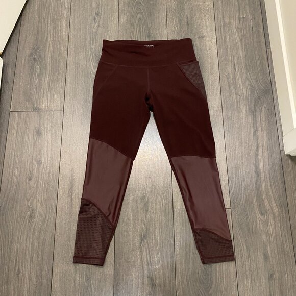 Sweaty Betty 7/8 Maroon Power Leggings Size S - Picture 2 of 10